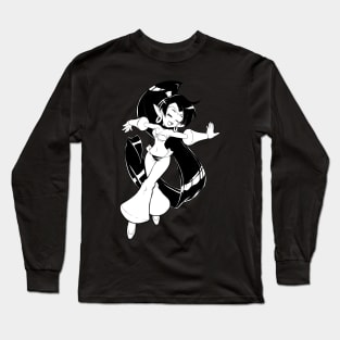 Shantae b&w Long Sleeve T-Shirt